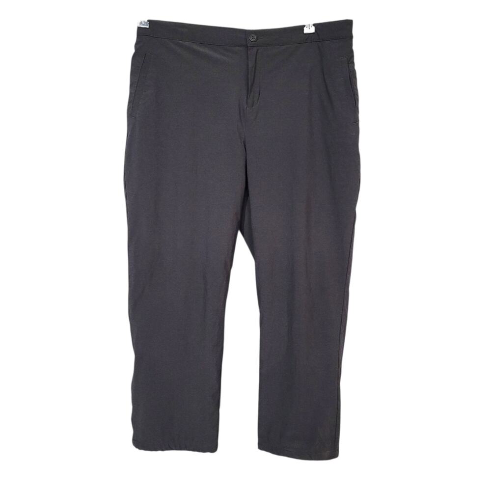 Stormpack Snowpants SZ XL HEMMED 25.5" INSEAM Gray Fleece Lined Pockets